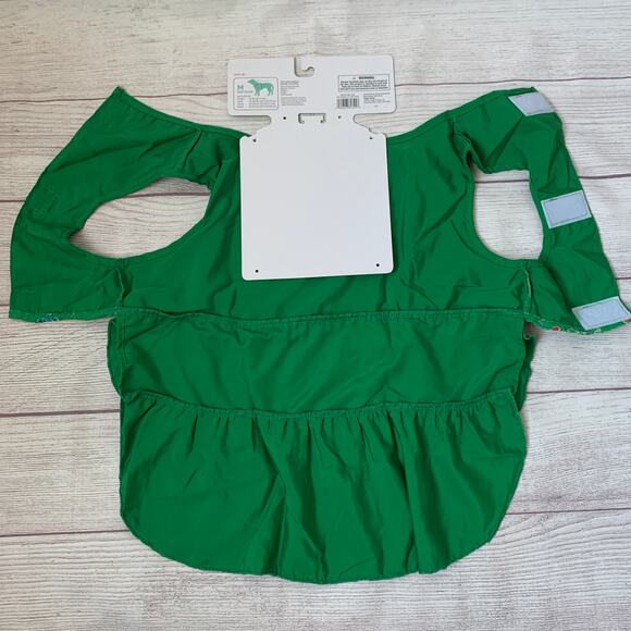 Boots & Barkley Green Floral Pet Dog Dress Size Medium Up to 40lbs - Picture 4 of 12